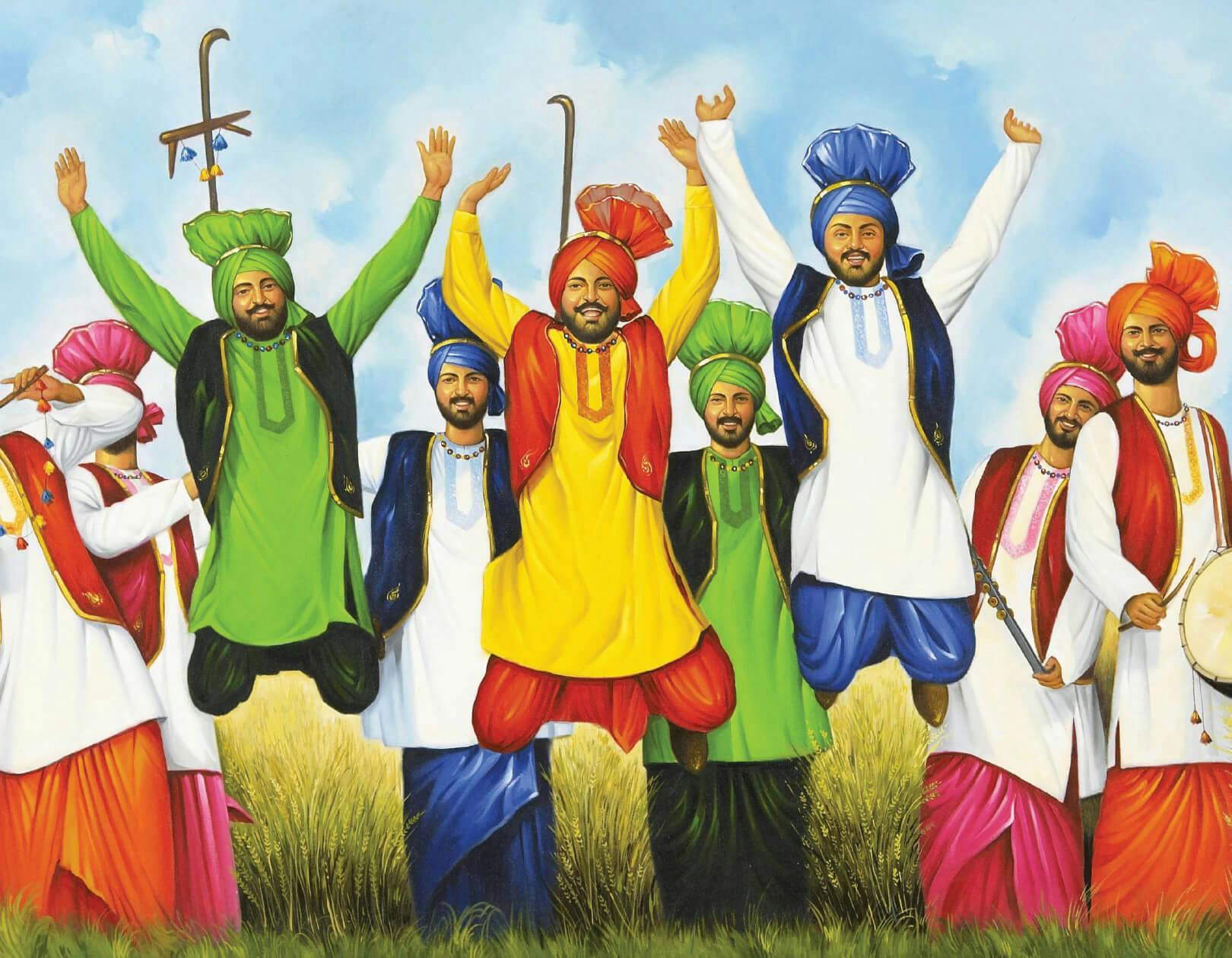 Punjabi Folk paintings Calendar Theme